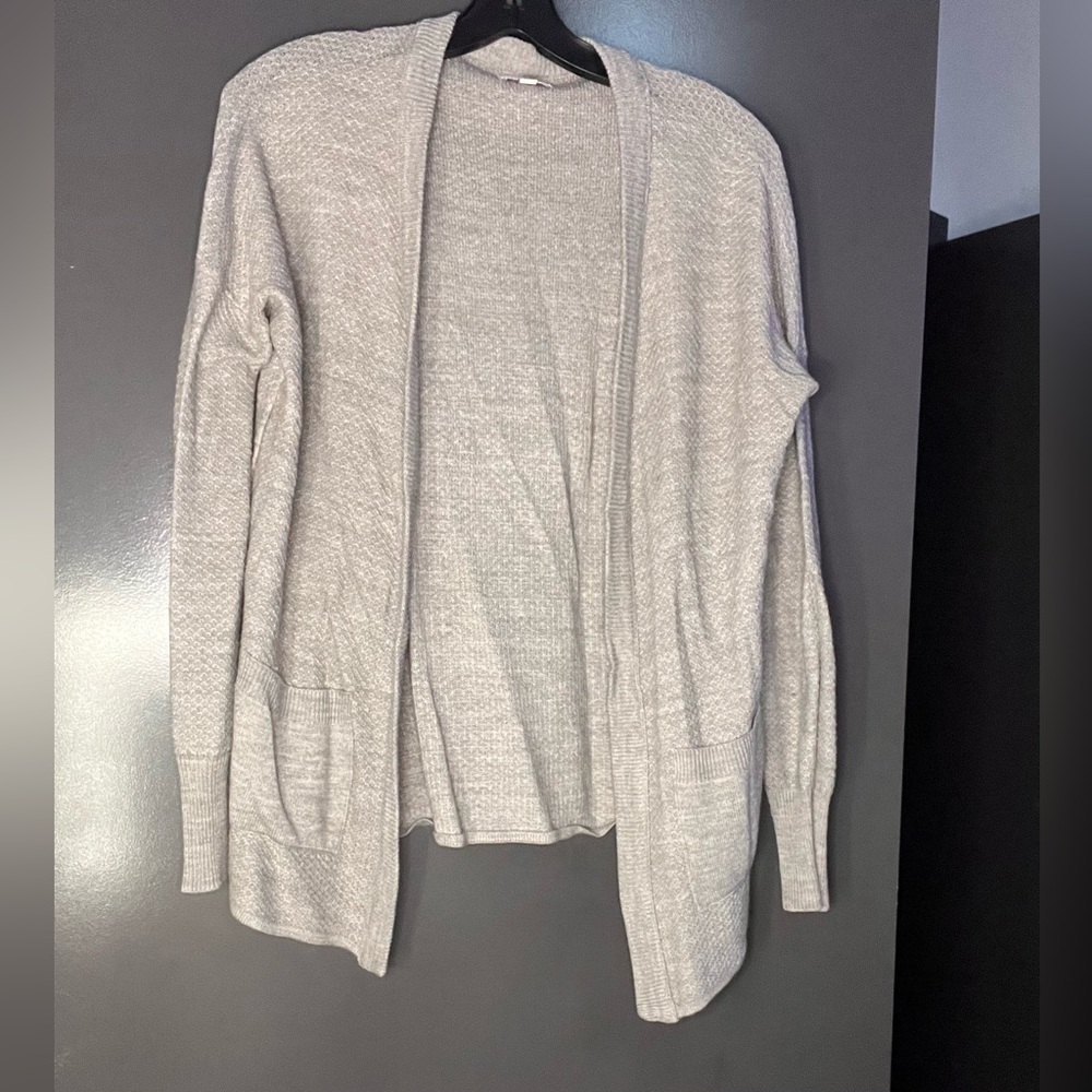 Gray cardigan
